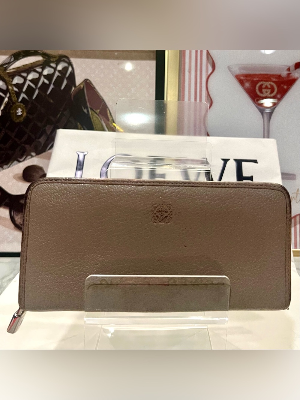 Loewe Leather Continental Zip Wallet